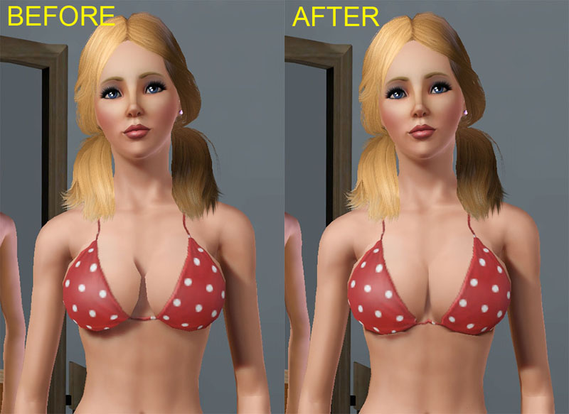sims 4 adjusting breast size